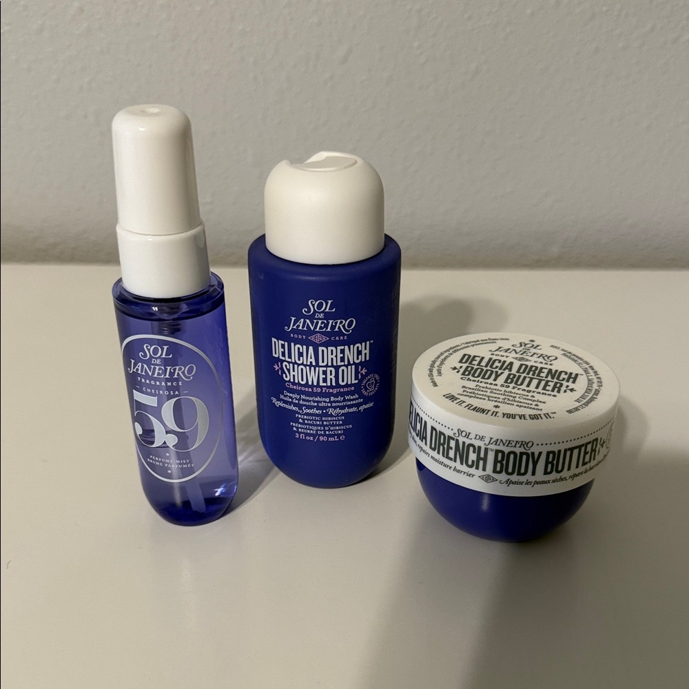 Sol de Janeiro Delicia Drench Shower Oil & Body Butter Set